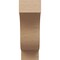 Ekena Millwork 9"W x 18"D x 27"H Classic Newport Rough Cedar Woodgrain TimberThane Corbel, Primed Tan CORUR09X18X27NEWRCPR - alternate 5
